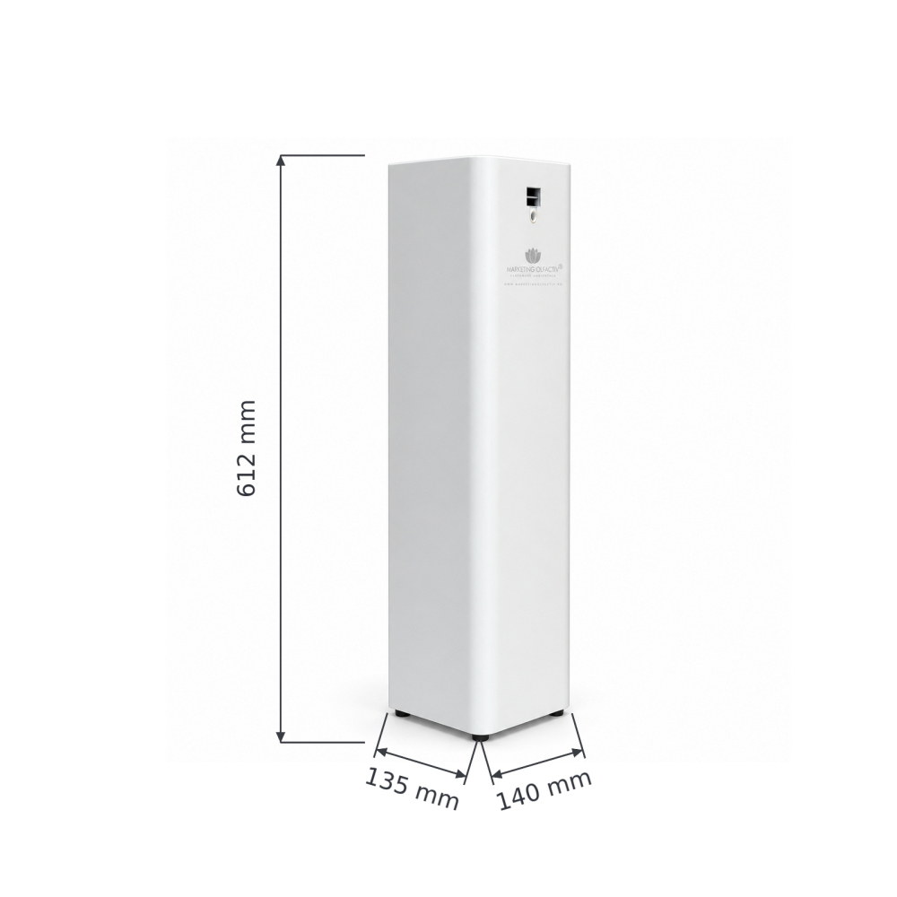 Premium XL Tower White – Professional Scent Diffuser for Spaces up to 2,000 m³ / 700 m², with Bluetooth Control and a 1,000 ml Reservoir [9]