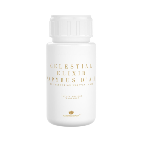 Professional ambient scents - Celestial Elixir Papyrus d’Air – Professional Ambient Fragrance with Sesame, Mimosa and White Musk, 100 ml