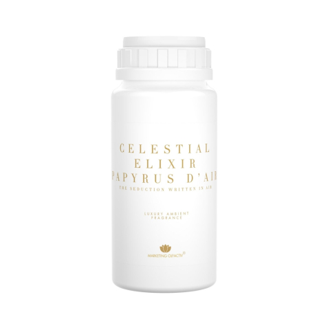 Professional ambient scents - Celestial Elixir Papyrus d’Air – Professional Ambient Fragrance with Sesame, Mimosa and White Musk, 250 ml