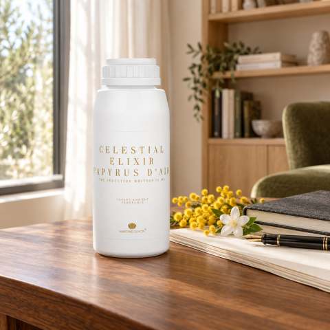 Celestial Elixir Papyrus d’Air – Professional Ambient Fragrance with Sesame, Mimosa and White Musk, 500 ml [2]