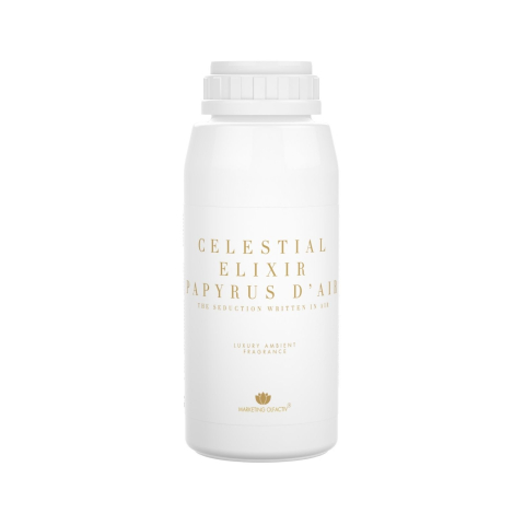 Professional ambient scents - Celestial Elixir Papyrus d’Air – Professional Ambient Fragrance with Sesame, Mimosa and White Musk, 500 ml