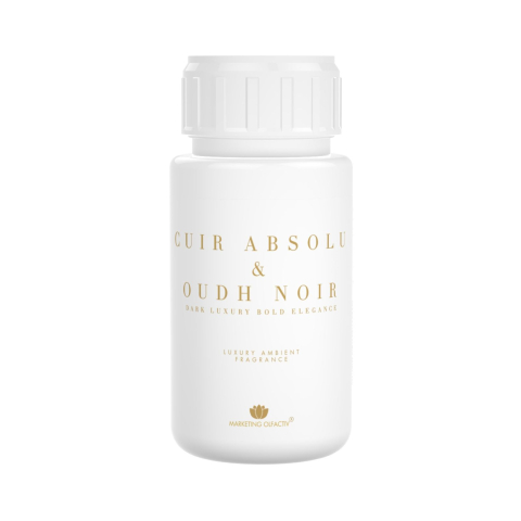Professional ambient scents - Cuir Absolu & Oudh Noir – Professional Ambient Fragrance with Leather and Oud Notes, 100 ml