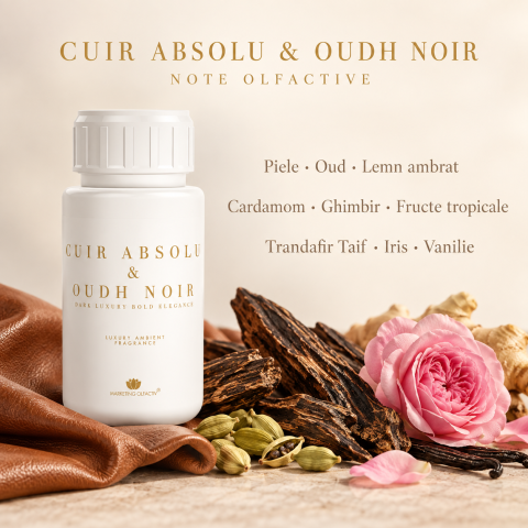 Cuir Absolu & Oudh Noir – Parfum ambiental profesional cu note de piele și oud, 100 ml [4]