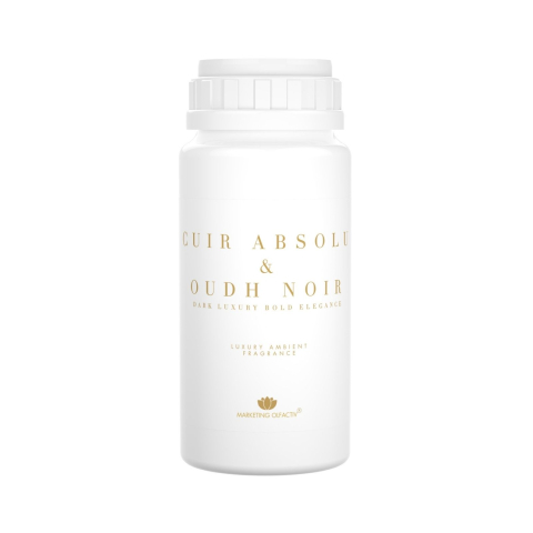 Professional ambient scents - Cuir Absolu & Oudh Noir – Professional Ambient Fragrance with Leather and Oud Notes, 250 ml