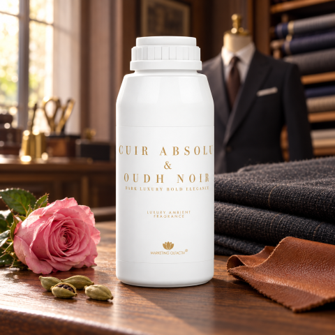 Cuir Absolu & Oudh Noir – Parfum ambiental profesional cu note de piele și oud, 500 ml [2]