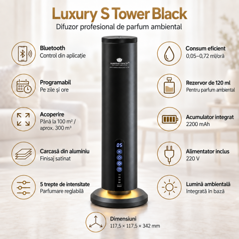 Luxury S Tower - Difuzor de parfumare de lux pentru un stil desăvârșit [5]