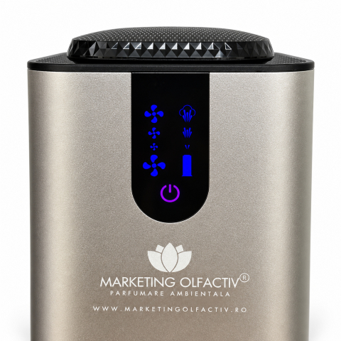 Explorer Tower Silver – Difuzor profesional de parfum pentru spații mari, până la 2.000 m³ / 700 m², Bluetooth și rezervor de 800 ml [2]