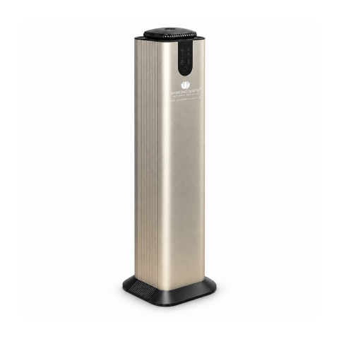 Explorer Tower Silver – Difuzor profesional de parfum pentru spații mari, până la 2.000 m³ / 700 m², Bluetooth și rezervor de 800 ml [1]