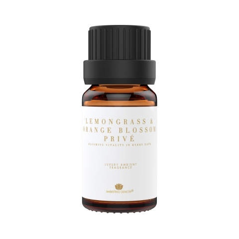 Professional ambient scents - Lemongrass & Orange Blossom Privé – Professional Citrus-Floral Ambient Fragrance, 10 ml – Marketing Olfactiv