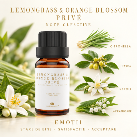 Lemongrass & Orange Blossom Privé – Parfum ambiental profesional citric-floral, 10 ml – Marketing Olfactiv [4]