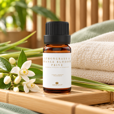 Lemongrass & Orange Blossom Privé – Parfum ambiental profesional citric-floral, 10 ml – Marketing Olfactiv [3]