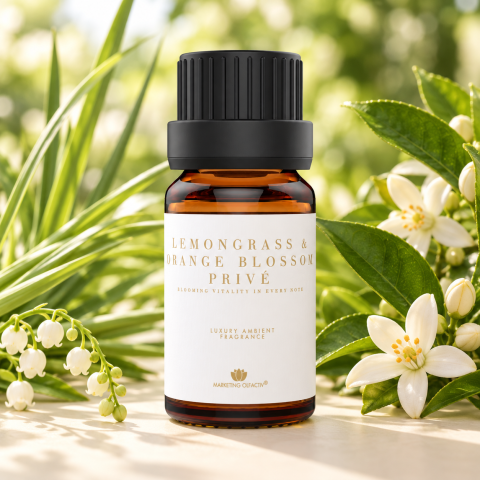 Lemongrass & Orange Blossom Privé – Parfum ambiental profesional citric-floral, 10 ml – Marketing Olfactiv [1]