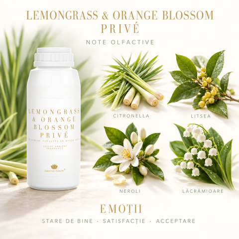 Lemongrass & Orange Blossom Privé – Parfum ambiental profesional citric-floral, 500 ml [4]