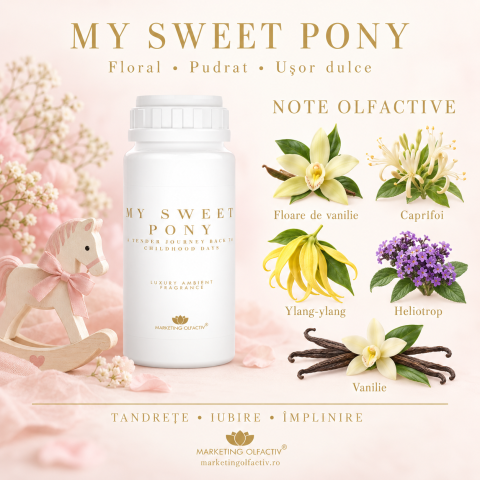 My Sweet Pony – Parfum ambiental cu vanilie și note florale pudrate, 250 ml [4]