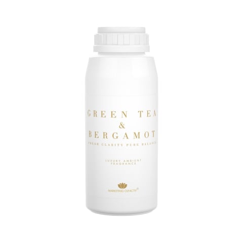 Parfumuri ambientale profesionale - Parfum Ambiental Profesional Green Tea & Bergamot - Prospețime și Eleganță pentru Spații Comerciale și Acasă