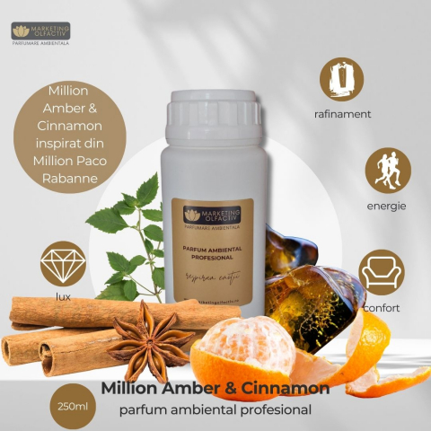Parfum Ambiental Million Amber & Cinnamon - Lux și Rafinament Desăvârșit [1]