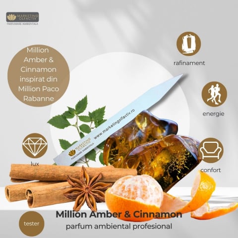 Scent samples - Million Amber & Cinnamon Ambient Fragrance - Ultimate Luxury and Refinement