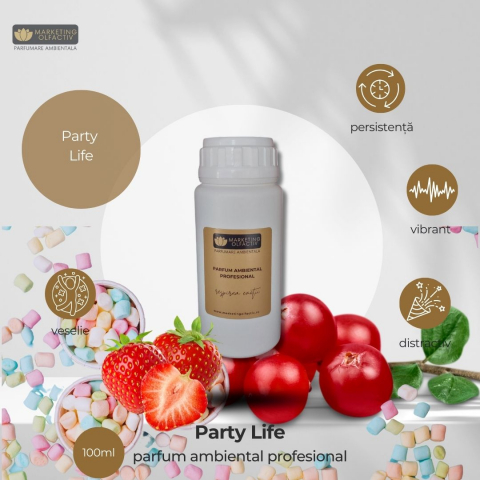 Parfum Ambiental Profesional Party Life - Energie și Dulceață pentru Spații Moderne [1]