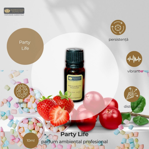 Parfum Ambiental Profesional Party Life - Energie și Dulceață pentru Spații Moderne [1]