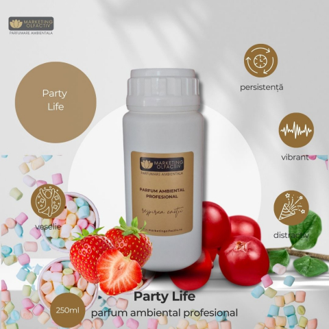 Parfum Ambiental Profesional Party Life - Energie și Dulceață pentru Spații Moderne [1]