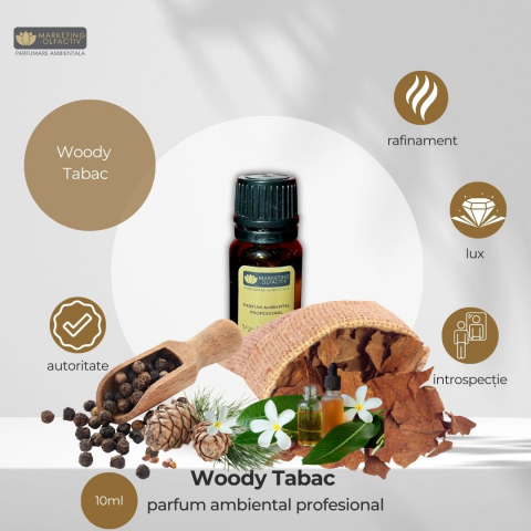Parfum ambiental profesional Woody Tabac 10ml