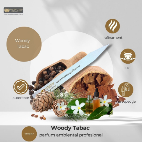 Scent samples - Woody Tabac Ambient Fragrance - Woody Elegance and the Mystery of Tobacco