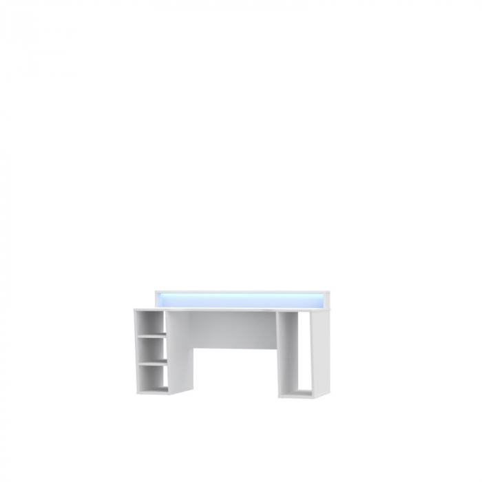 Birou Race led 160x91x72 cm Nuanta Alb [3]