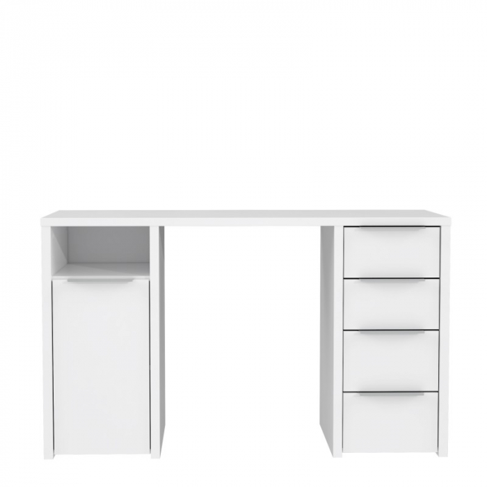 Birou safari 125x75x50 cm Nuanta Alb [3]