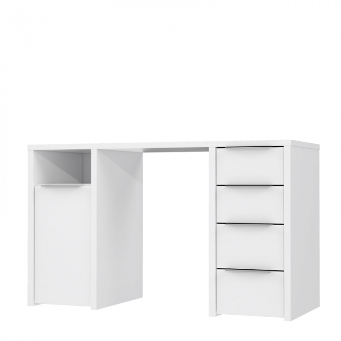 Birou safari 125x75x50 cm Nuanta Alb [5]