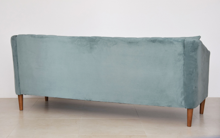 Canapea Belle 208x80x85 cm Material Catifea Turcoaz [5]