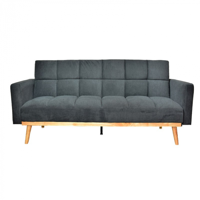 Canapea Dallas 214x84x84 cm Rabatabila Stofa Dark Grey [2]
