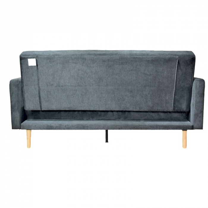 Canapea Dallas 214x84x84 cm Rabatabila Stofa Dark Grey [5]