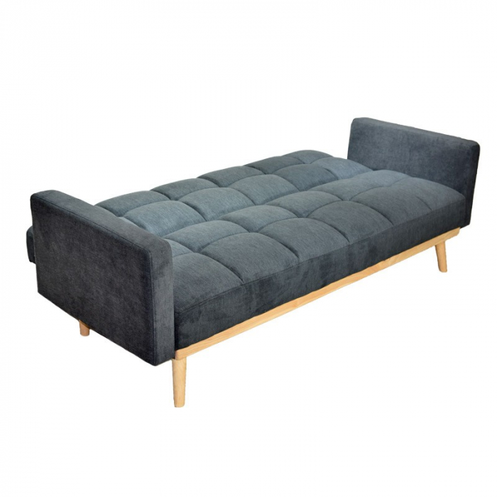 Canapea Dallas 214x84x84 cm Rabatabila Stofa Dark Grey [4]