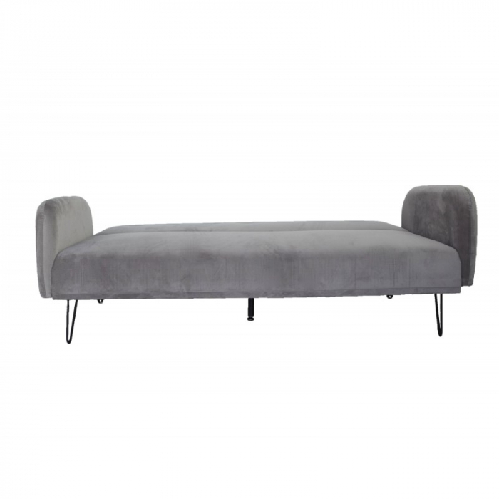 Canapea Every-Day 200x80x76 Rabatabila Catifea Light Grey [4]