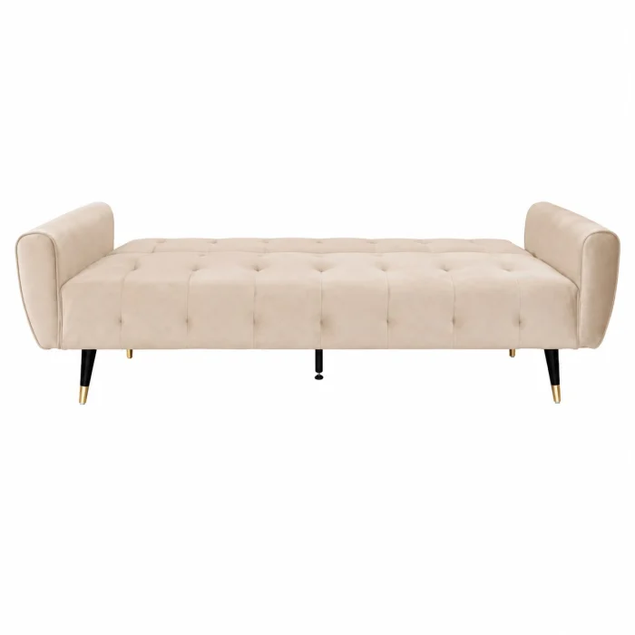 Canapea Glamour 219x84x81 cm Rabatabila Catifea Albastru [7]