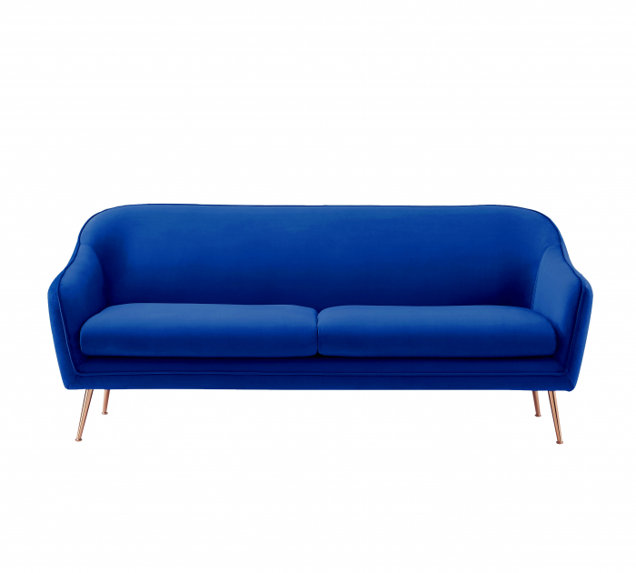 Canapea Prestige 194x83x86 cm Catifea Gri [3]