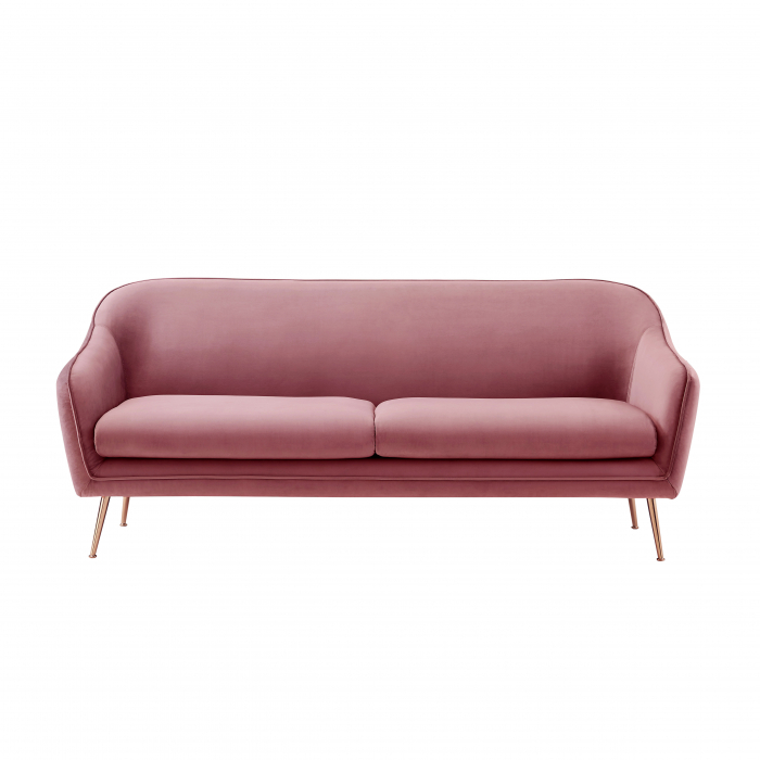 Canapea Prestige 194x83x86 cm Catifea Gri [3]