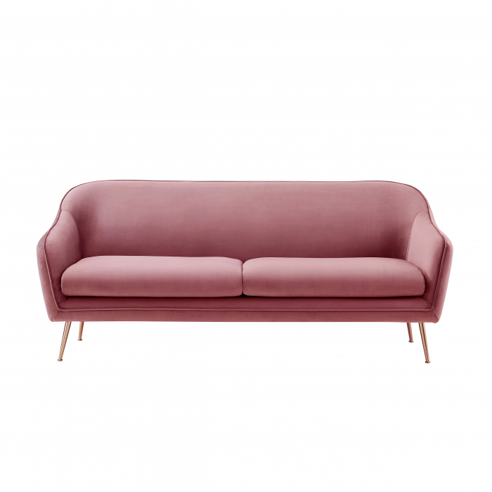 Canapea Prestige 194x83x86 cm Catifea Roz [3]