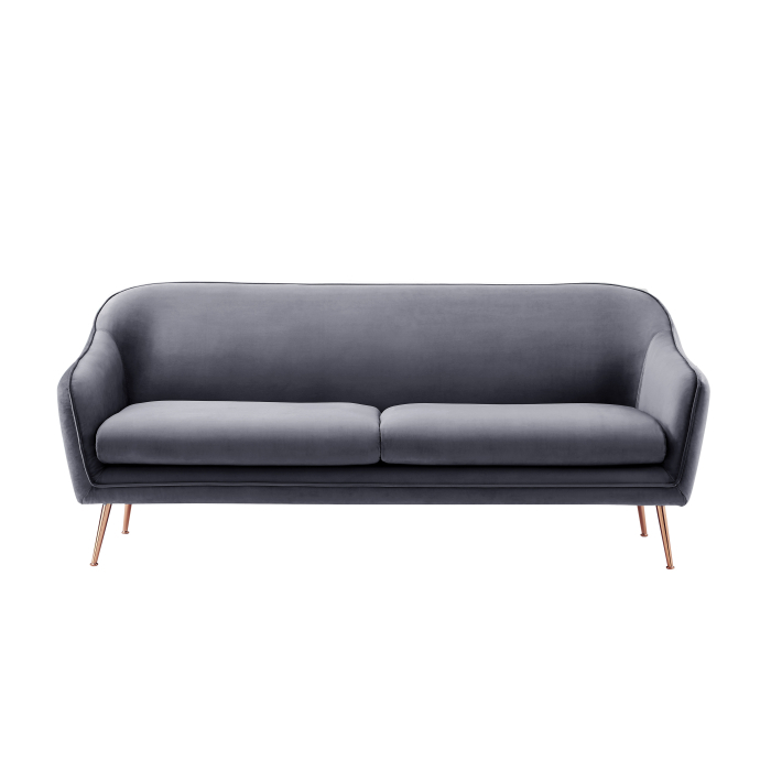 Canapea Prestige 194x83x86 cm Catifea Roz [2]