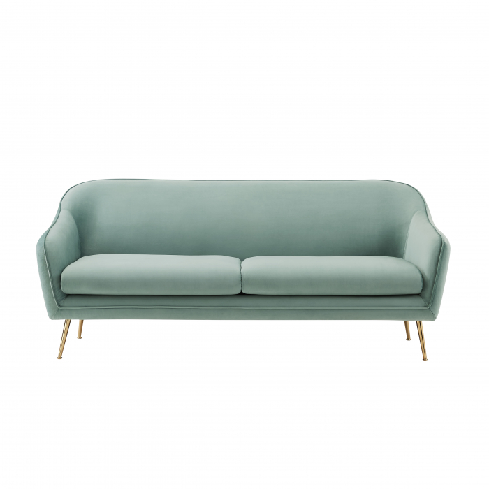 Canapea Prestige 194x83x86 cm Catifea Turcoaz [2]