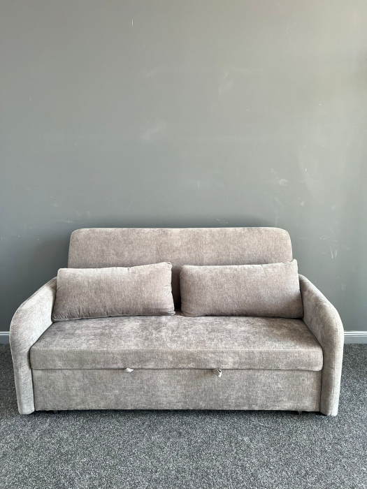 Canapea Sunny 2 Locuri Extensibila 170x90x90 cm Tapiterie Stofa Gri (cod:25092) [4]