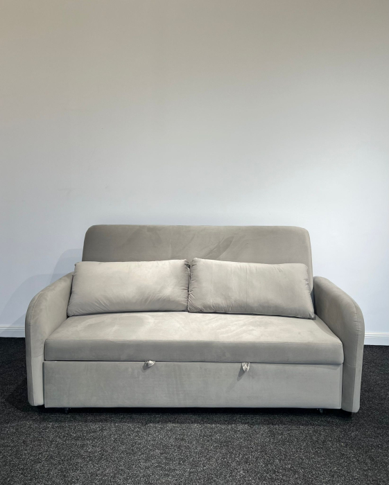 Canapea Sunny Extensibila 170x90x90 Tapitata Culoarea Gri Deschis [3]