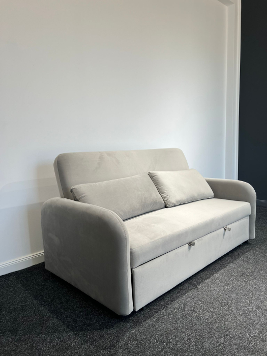 Canapea Sunny Extensibila 170x90x90 Tapitata Culoarea Gri Deschis [6]