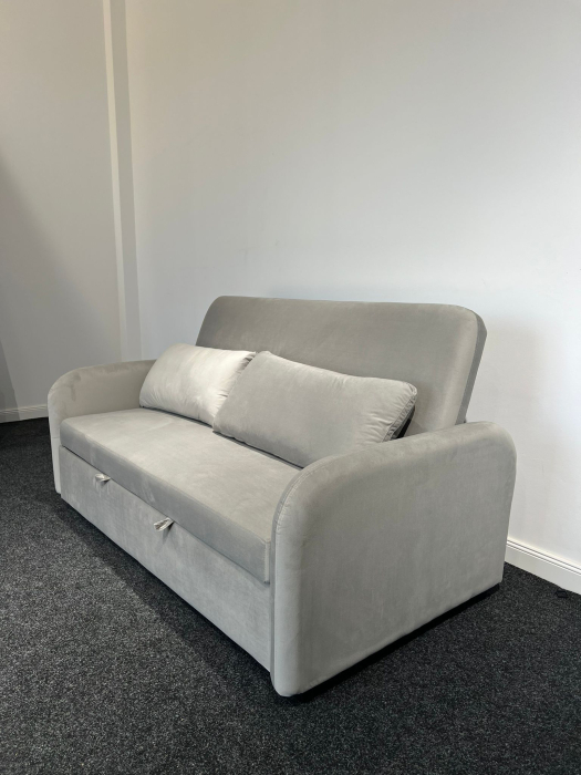 Canapea Sunny Extensibila 170x90x90 Tapitata Culoarea Gri Deschis [5]