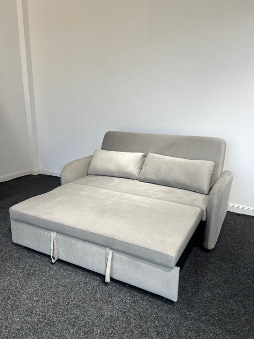 Canapea Sunny Extensibila 170x90x90 Tapitata Culoarea Gri Deschis [4]