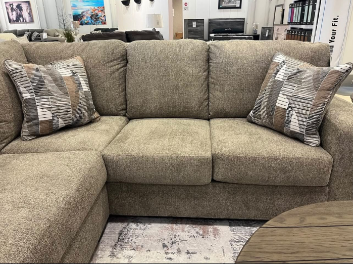 Coltar Newellen Tapitat Stofa Maro Deschis L:356 X H: 100 X l: 234 cm [3]