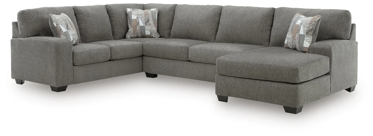 Coltar Newellen Tapitat Stofa Maro Deschis L:356 X H: 100 X l: 234 cm [2]
