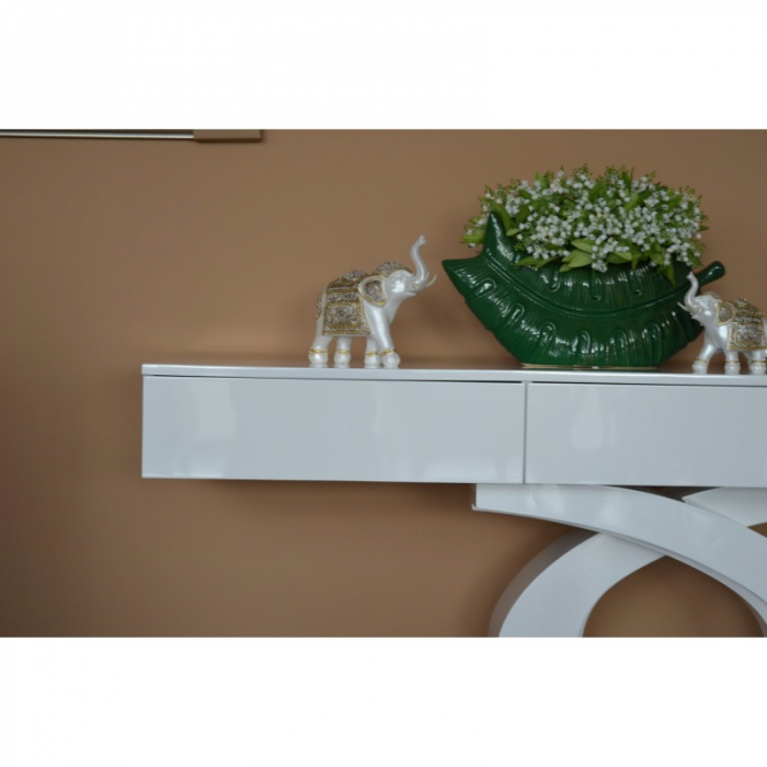 Consola Oscar 160x80x40 cm Nuanta Alb [5]