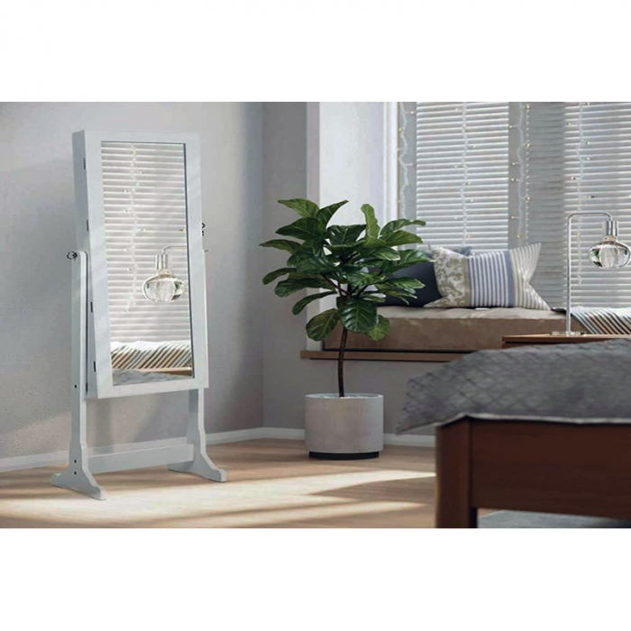 Oglinda Bijou 42x160x45 cm Nuanta Alb [2]