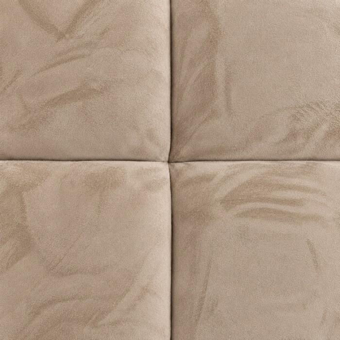 Pat Aria 160x200 cm Lada de Depozitare Tapitat Catifea Bej Somiera Inclusa (cod ML2617-01) [12]